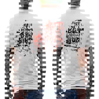Halloween Problem Solved Bloody Blood Horror Men's T-shirt Back Print - Thegiftio UK