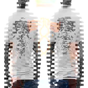 Hands Knitting God Handmade Dna Psalm 139 13 Bible Men's T-shirt Back Print | Seseable UK