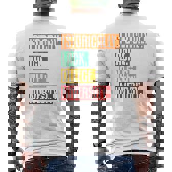 Hbcu Apparel Historical Black College Hbcu Men's T-shirt Back Print - Seseable