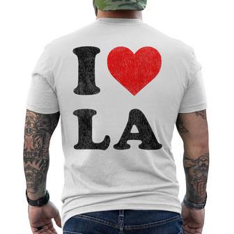 I Heart La Souvenir I Love Los Angeles T-Shirt mit Rückendruck - Geschenkecke