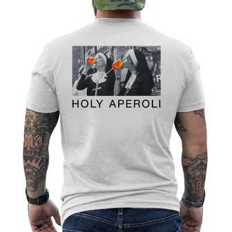 Holy Aperoli X Nonnen Christi Spritz Aperollin Fun Aperoly T-Shirt mit Rückendruck - Geschenkecke