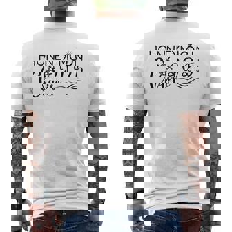 Honeymoon Cruise 2025 Trip Wedding Married Couples Cruising Men's Back Print T-Shirt - Monsterry