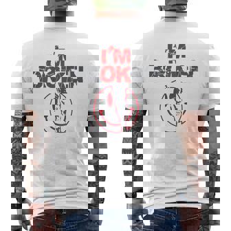 I'm Broken I'm Broken I'm Broken I'm Broken Sul Retro T-shirt da uomo con stampa posteriore - Novitaregali