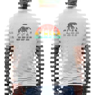 I'm Just Here For The Band Life Retro Marching Band Men's T-shirt Back Print - Thegiftio UK