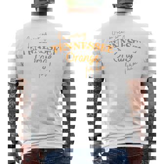 I'm Wearing Tennessee Orange For Him Tennessee Outfits Men's T-shirt Back Print | Seseable UK