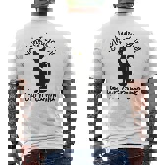 Inglés Escritura Ortográfica Policía Cat Lover Camiseta Hombre Estampado Espalda - Regaloses