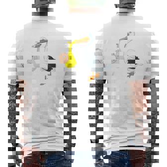 Its A Boy Maternity Baby Shower Gender Reveal Party Men's T-shirt Back Print - Monsterry