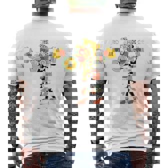 Jaguar Warrior Beer Drinking Aztec Maya Culture Men's T-shirt Back Print - Monsterry