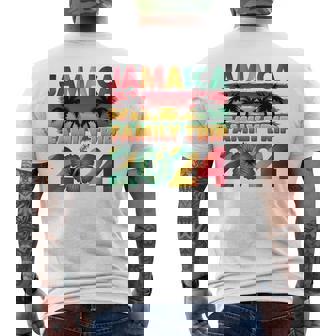 Jamaica Family Trip 2024 Jamaican Caribbean Beach Vacation Men's T-shirt Back Print - Thegiftio UK