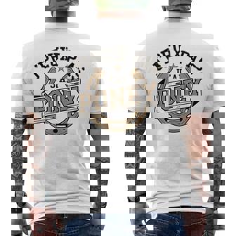 J'peux Pas J'ai Poney Humour Cavalier Passion Poney T-shirt imprimé au dos - Cadeauxyz