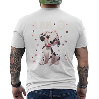 Kinder 3 Jahre Alt Dalmatiners Dalmatiner 3 Geburtstag T-Shirt mit Rückendruck - Geschenkecke