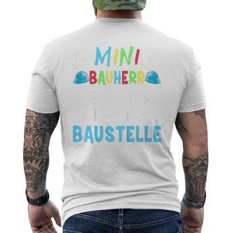 Kinder Alles Gute Zum Richtfest Mini Bauherr 2023 House Building T-Shirt mit Rückendruck - Geschenkecke