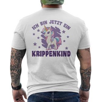 Kinder Ich Bin Jetzt Ein Krippenkind Kinderflppe Dolphin T-Shirt mit Rückendruck - Geschenkecke