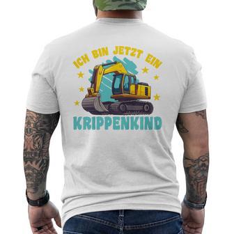 Kinder Ich Bin Jetzt Ein Krippenkind T-Shirt mit Rückendruck - Geschenkecke