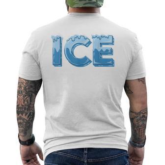 Last Minute Family Couples Halloween Fire And Ice Costumes Men's T-shirt Back Print - Thegiftio UK