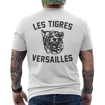 Les Tigresersailles France French Tigers Trendy Long-Sleeved Gray T-Shirt mit Rückendruck - Geschenkecke