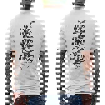Live Love Sing Choir Canción Canto Cantante Karaoke Camiseta Hombre Estampado Espalda - Regaloses