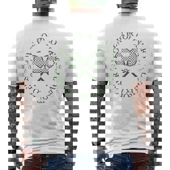 Love Is For Losers Tennis For Tennis Player Men's T-shirt Back Print - Monsterry