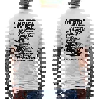 Low Rider Dachshund Club Men's Back Print T-Shirt - Monsterry