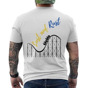 Lust Auf Rust Roller Coaster Amusement Park T-Shirt mit Rückendruck - Geschenkecke