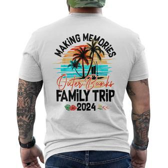 Making Memories Outer Banks Family Trip Vacation 2024 Men's T-shirt Back Print - Monsterry UK