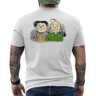 Max And Moritz Gray T-Shirt mit Rückendruck - Geschenkecke