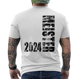 Meister 2024 Aufsteigerintage Motif Team Football Fun T-Shirt mit Rückendruck - Seseable