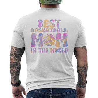 Mejor Baloncesto Mamá En El Mundo Deporte Camiseta Hombre Estampado Espalda - Regaloses