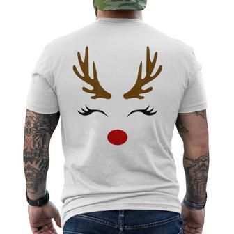 Mignonisage De Renne Rudolf Nez Bois Joyeux Noël T-shirt imprimé au dos - Cadeauxyz