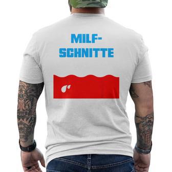 Milfschnitte I Love Milfs Sauf Malle T-Shirt mit Rückendruck - Geschenkecke