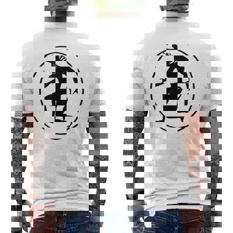 Minotauro Teseo Labirinto Greco Mitologia T-shirt da uomo con stampa posteriore - Novitaregali