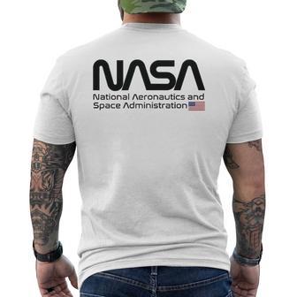 Nasa National Aeronautics And Space Administration Usa T-Shirt mit Rückendruck - Geschenkecke