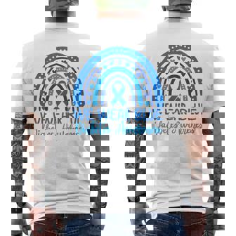 In November We Wear Blue Diabetes Awareness Men's T-shirt Back Print - Monsterry