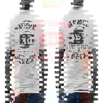 Novembre 1968 Regalo Uomo 56 Anni Compleannointage 1968 T-shirt da uomo con stampa posteriore - Novitaregali