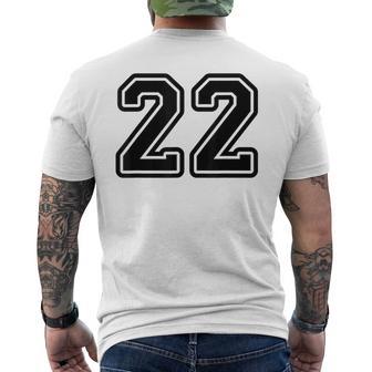 Number 22 Sport Number 22 T-Shirt mit Rückendruck - Geschenkecke