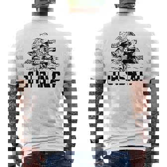 Oh Snap Snapping Turtle Ironic Animal Men's T-shirt Back Print - Thegiftio UK