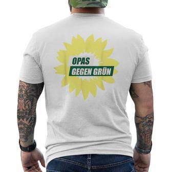 Opas Gegen Links Green T-Shirt mit Rückendruck - Geschenkecke