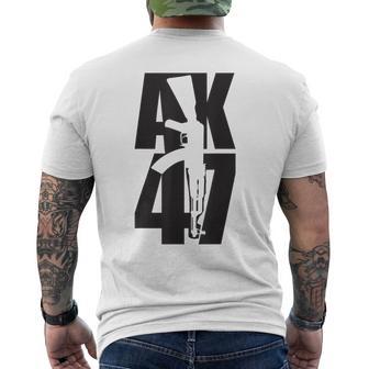 Original Ak47 Kalashnikov Ak-47 Gun Soviet Rifle T-Shirt mit Rückendruck - Geschenkecke