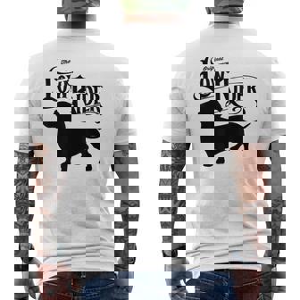 The Original Low Rider Dachshund Dog T-Shirt Men's Back Print T-Shirt - Monsterry