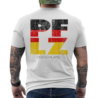 Pfalz Germany Pfälzer Pfälzisch T-Shirt mit Rückendruck - Geschenkecke