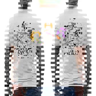 Phlebotomist Halloween Medical Lab Tech Spooky Er Crew Men's T-shirt Back Print | Mazezy