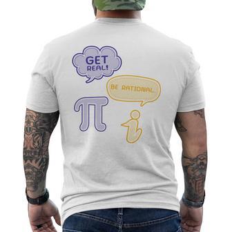 Pi Day Lustige Humorvolle Echte Mathematikzahlen Nerds Zauberer Herren T-Shirt mit Rückendruck - Geschenkecke