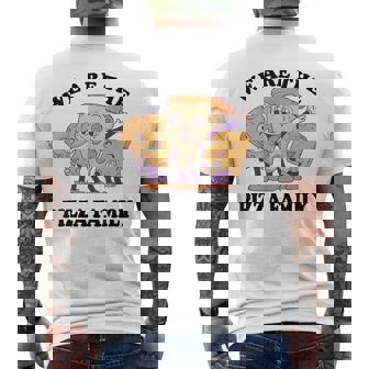 Pizza Family Pizza Lover Pizza Slice Pepperoni Pizza Men's T-shirt Back Print - Monsterry