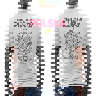 Polska Polish Poland Camiseta Hombre Estampado Espalda - Regaloses