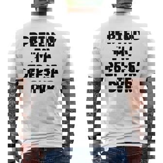 Pretend I'm A Deep-Sea Diver Easy Halloween Costume Men's T-shirt Back Print | Seseable UK