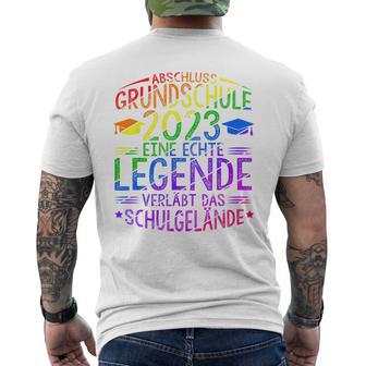 Primary School Legendeerlässt Schulgelände Gbschluss 2023 S T-Shirt mit Rückendruck - Seseable