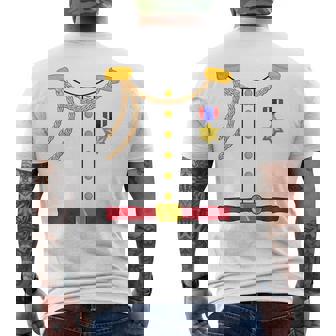 Prince Charming Diy Costume Cosplay Happy Halloween Day Boys Men's T-shirt Back Print - Thegiftio UK