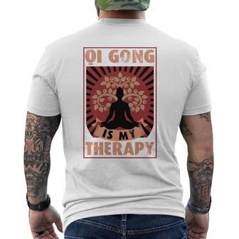 Qi Gong Kleidung Für Tai Chi-Übungen Mit Chigong Und Yoga T-Shirt mit Rückendruck - Geschenkecke