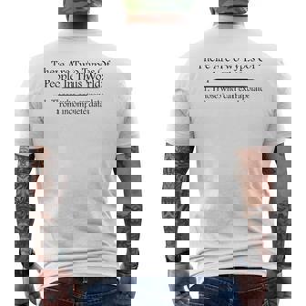 There Are Two Types Of People Extrapolate Incomplete Data Men's T-shirt Back Print - Monsterry