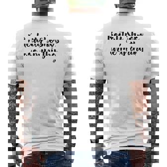 Reality Shows Are My Thing Love To Watch Reality Tv Men's T-shirt Back Print - Monsterry